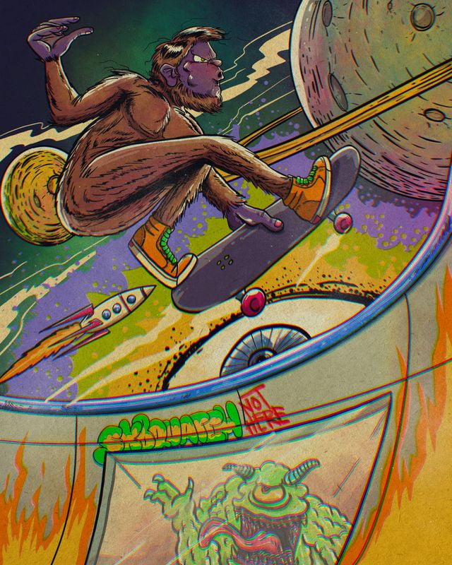 SK8QUATCH SPACEPARK WEIRDVENTURE