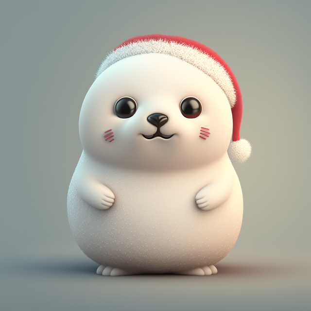 Chonky Christmas Seal